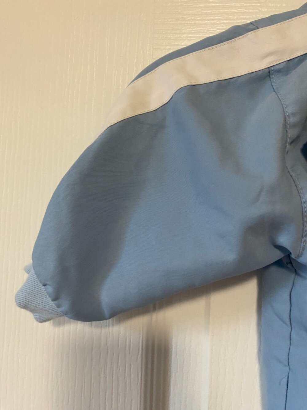Vintage Harley-Davidson Baby Boy Light Blue Hooded Lightweight Jacket 6/9M - Picture 11 of 13